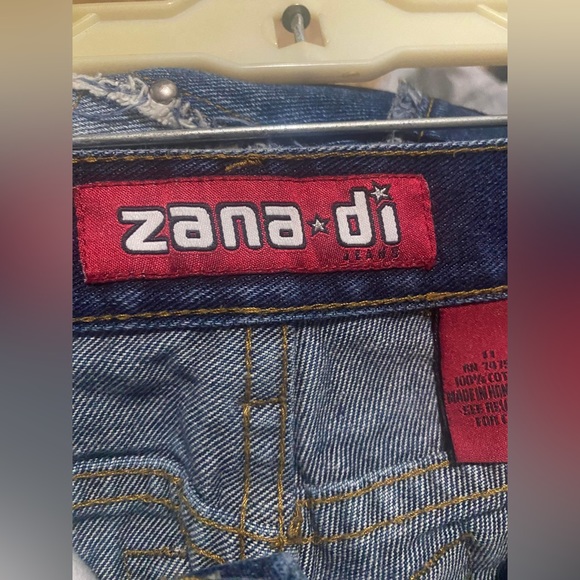 Iconic 90s Zana Di patchwork high waist bellbottoms jeans - Picture 2 of 14